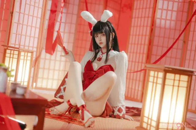 Coser@屿鱼: 碧蓝航线 大山 祈愿的巫女兔 (58 photos)