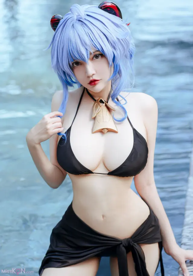 Coser@Potato Godzilla: Ganyu Bikini (15 photos)