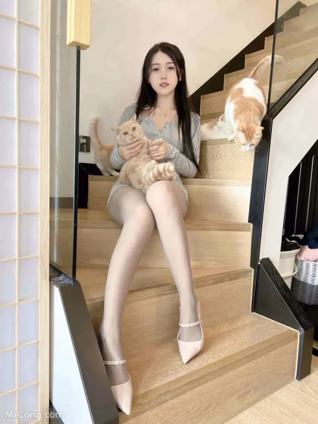 Coser@不呆猫: 居家猫猫女友 (59 photos + 1 video)