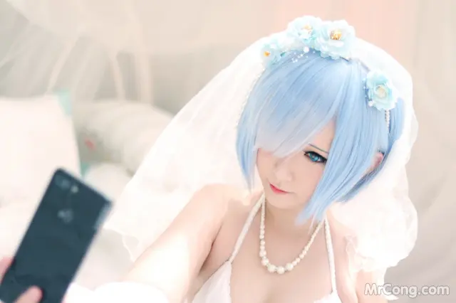 Coser@Potato Godzilla: Bride Rem (42 photos)