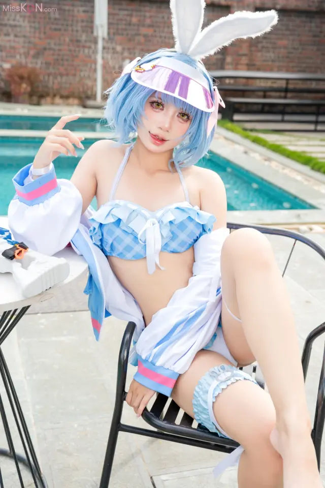 Coser@PoppaChan: Pekora Summer (87 photos + 12 videos)