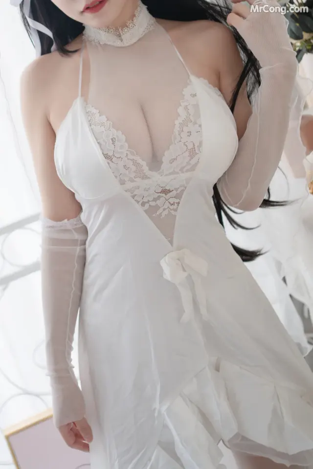 Coser@小仓千代w No.015: 爱宕婚纱 (20 photos)