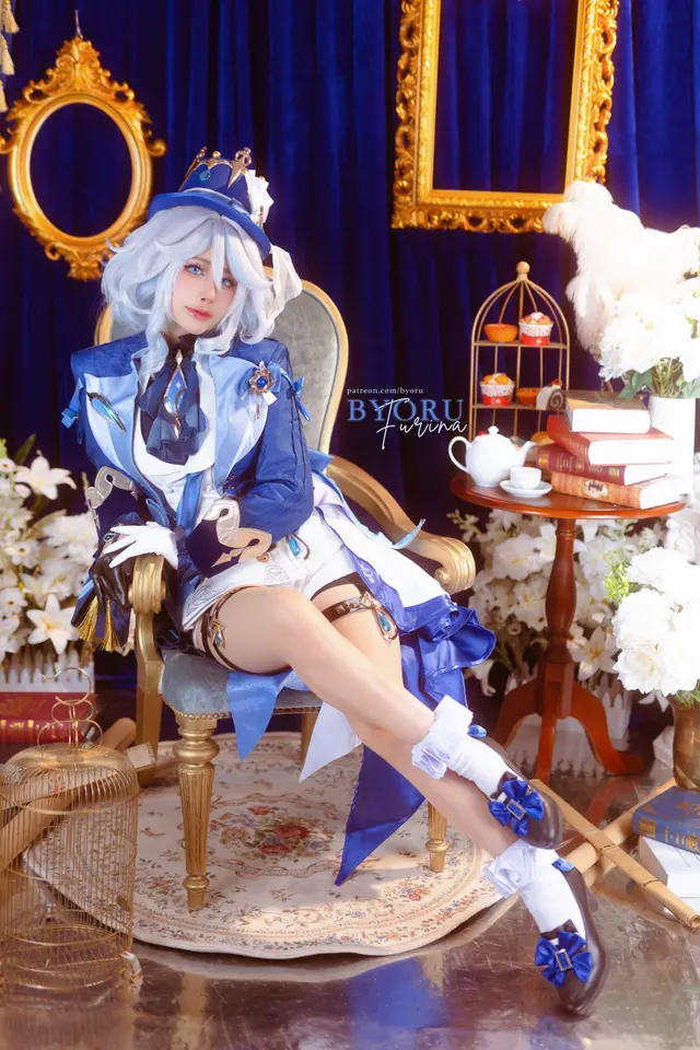 Coser@Byoru: Furina & Honkai Star Rail (58 photos + 8 videos)