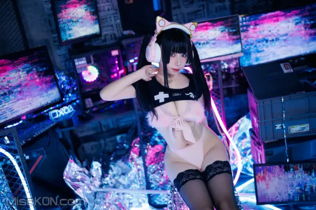 Coser@胡桃猫Kurumineko: 电竞甜心 (131 photos + 5 videos)