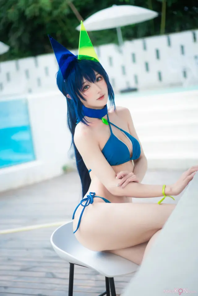 Coser@阿包也是兔娘: 花园泳装 (35 photos)