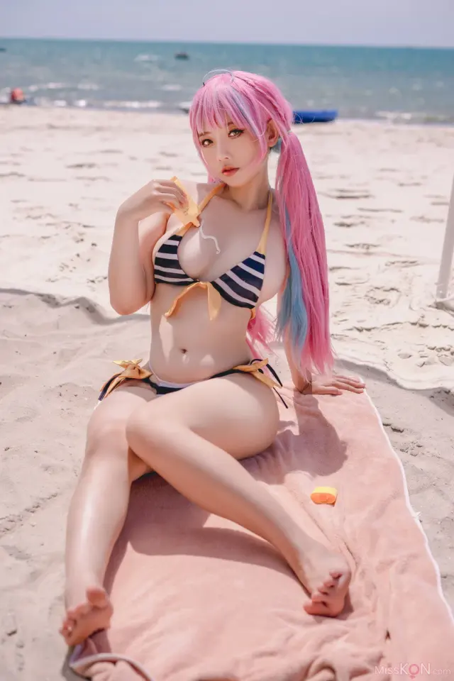 Coser@Messie Huang: Aqua Bikini (34 photos)
