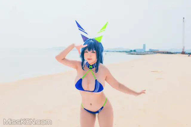 Coser@洛璃LoLiSAMA: 热恋的盛夏 花园泳装 (66 photos)