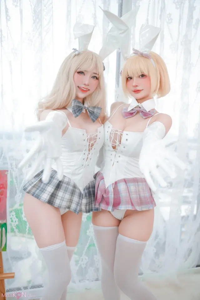Coser@Azami & Sally Dorasnow: White Bunny Girl (35 photos)