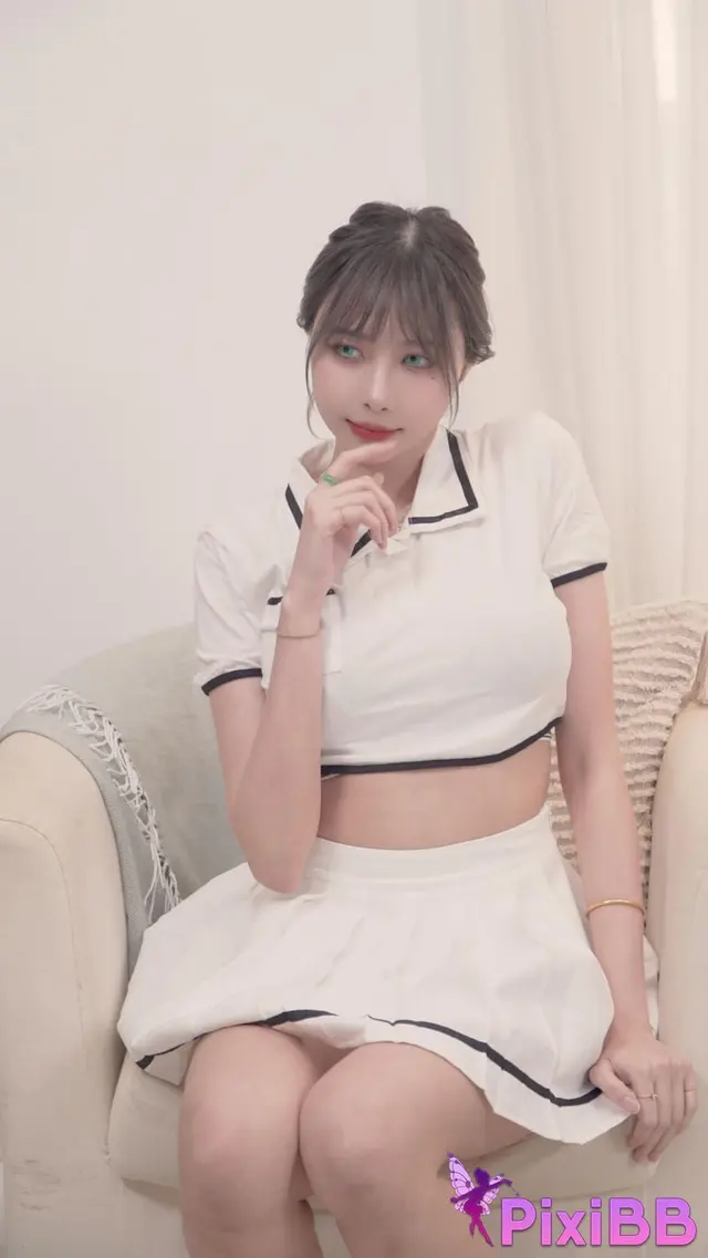 Haruka_ハルカ (Haruka芸希): Preppy Look 노모자이크 (43 photos + 2 videos)