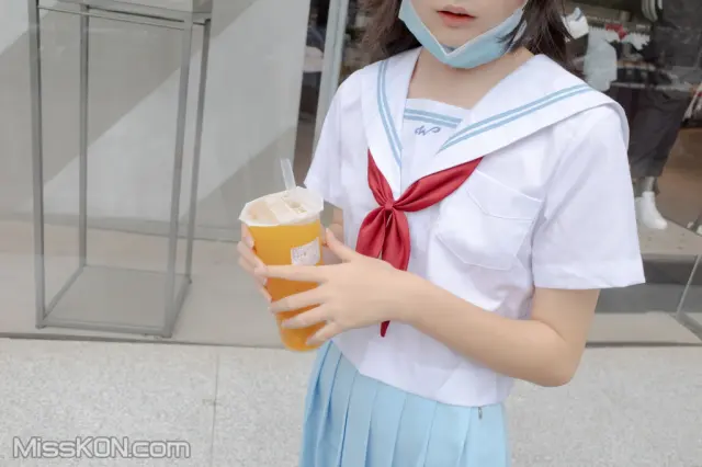 [森萝财团写真] 小满: 内定版 JK明日香校园 (127 photos + 1 video)