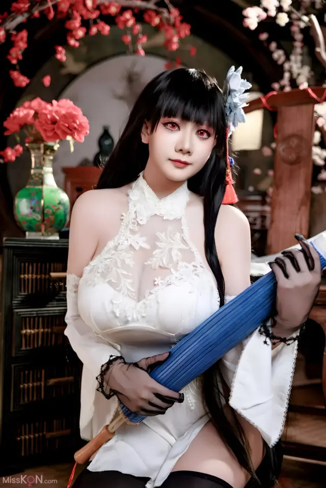 Coser@阿雪雪: 碧蓝航线 逸仙 旗袍 (92 photos)