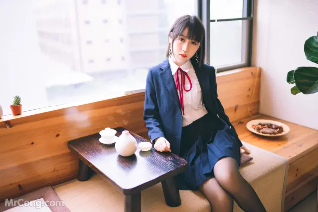 Coser@不呆猫: 校服JK (64 photos + 4 videos)
