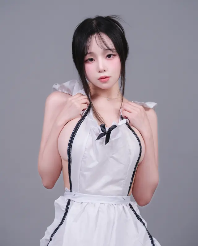 [Glamarchive] Woo U (우유): Vol.14 MAID UNIFORM (40 photos)