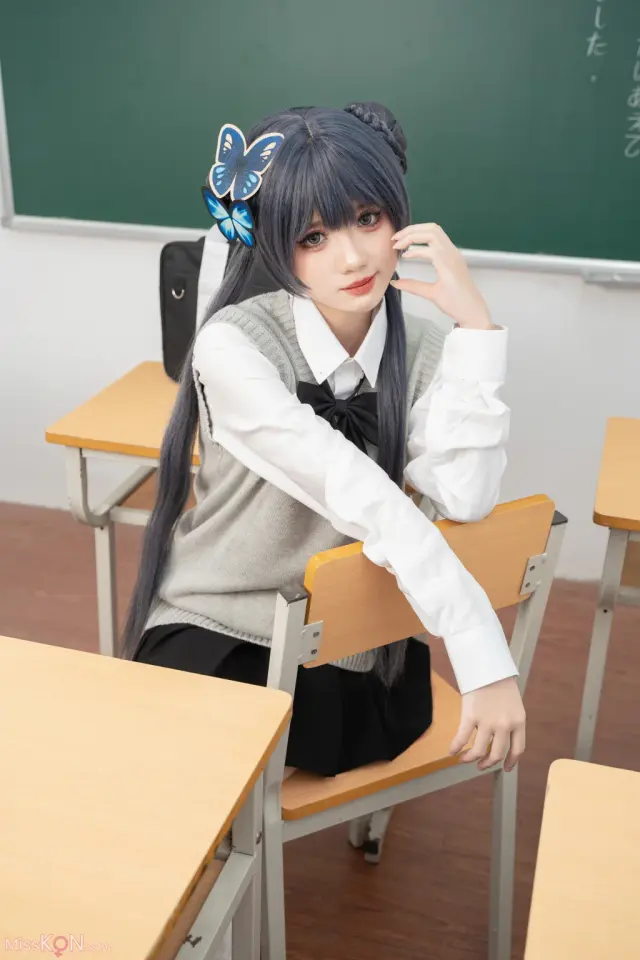 Coser@PoppaChan: Kisaki Student (40 photos + 11 videos)