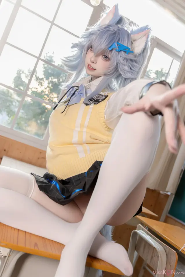 Coser@纸悦Etsu_ko: 少女前线 PA-15 高校心跳物语 (51 photos)