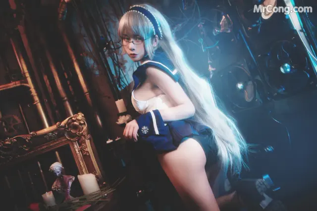 Coser@一笑芳香沁 No.025: JK赛博 (9 photos)