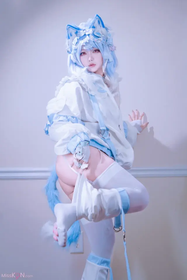Coser@狐洛洛子: 水色猫猫头 (40 photos)