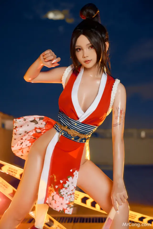 Coser@Joyce Lin: Mai Shiranui (40 photos)