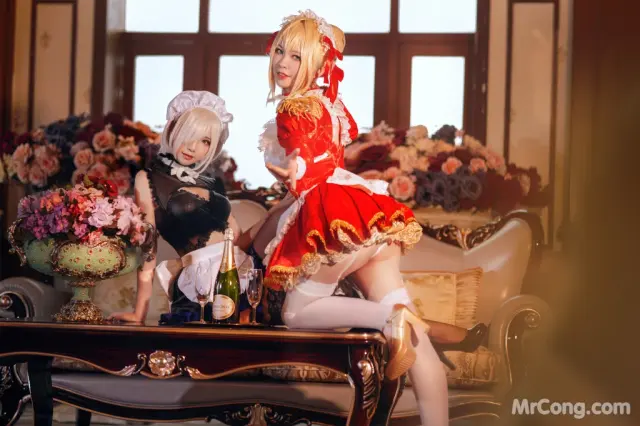 Coser@面饼仙儿 No.071: Claudius x Kyrielight Maid – 半半子X面饼仙儿 (22 photos)