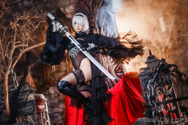 Coser@蜜汁猫裘: 2B (72 photos + 1 video)