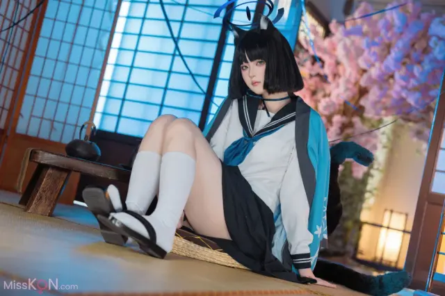 Coser@屿鱼 - 蔚蓝档案 桐生桔梗 (24 photos)