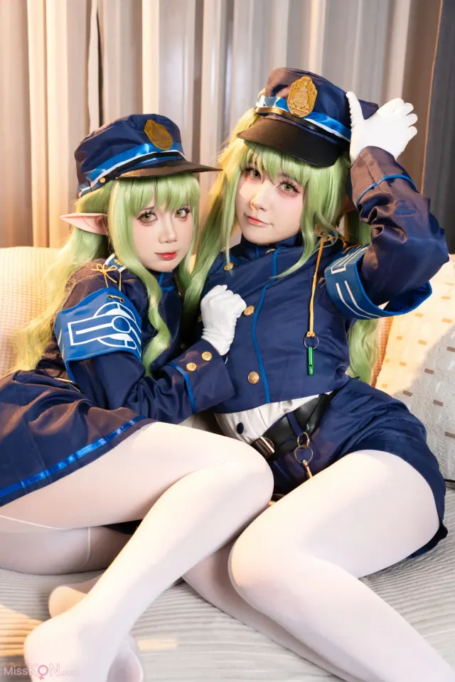 Coser@PoppaChan: Blue Archive – Nozomi & Hikari (50 photos + 11 videos)
